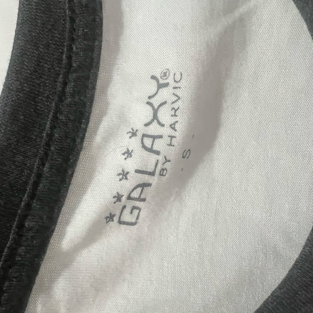 Galaxy By Harvic White and Black Tank Top - Picture 3 of 7